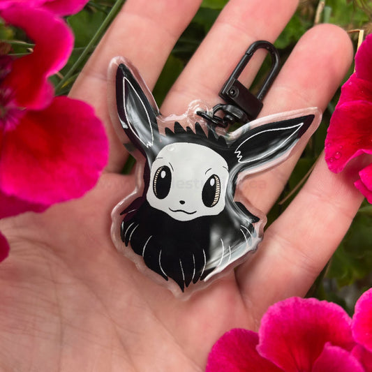 Cute Eve Acrylic Charm Keychain