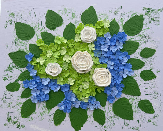 Hydrangeas and Roses - Light