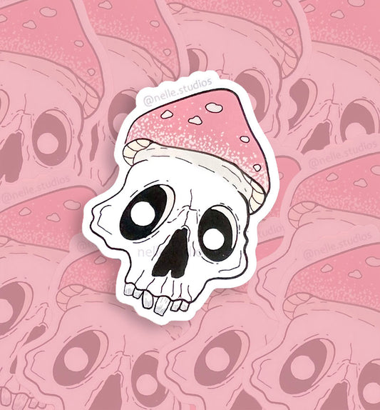 Mush Skull Vinyl Sticker