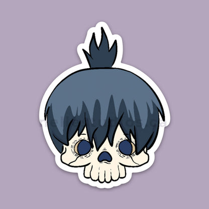 Chibi Ak Skull Vinyl Sticker